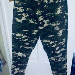 Source Unknown Camouflage Skinny Jeans